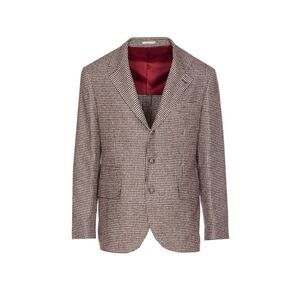Brunello Cucinelli Men Deconstructed Houndstooth Jacket